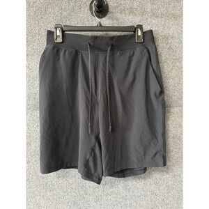 Lululemon T.H.E. Short Mens M Black Linerless Active Training Running 9"  R36